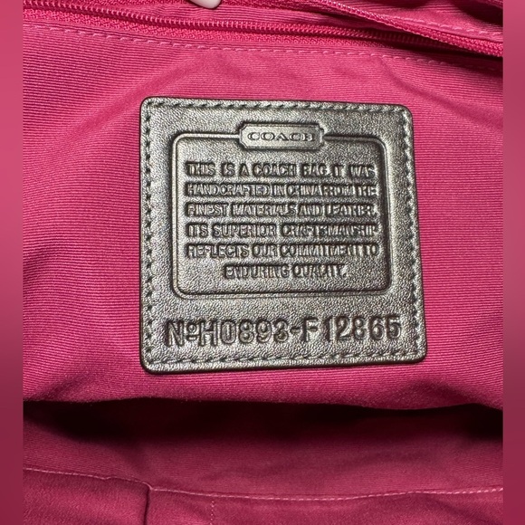 Coach Y2K Pink & Silver Patchwork Shoulder Bag - H0893-F12865 - Picture 5 of 13